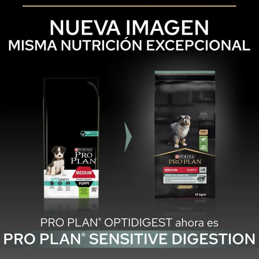 Pro Plan Puppy Medium Digestión Cordero pienso para perros