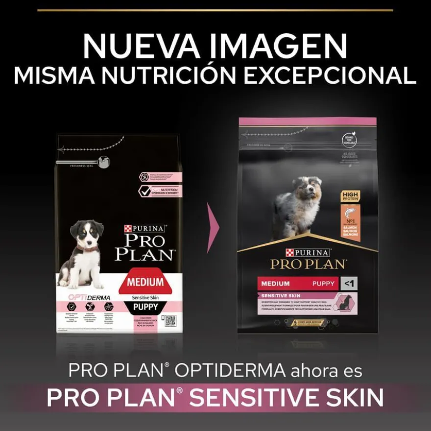 Pro Plan Puppy Medium Salmón Piel sensible pienso para perros