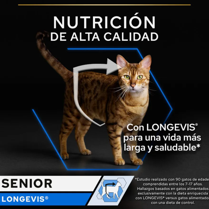 Pro Plan Senior 7+ LONGEVIS Mousse con atún para gatos