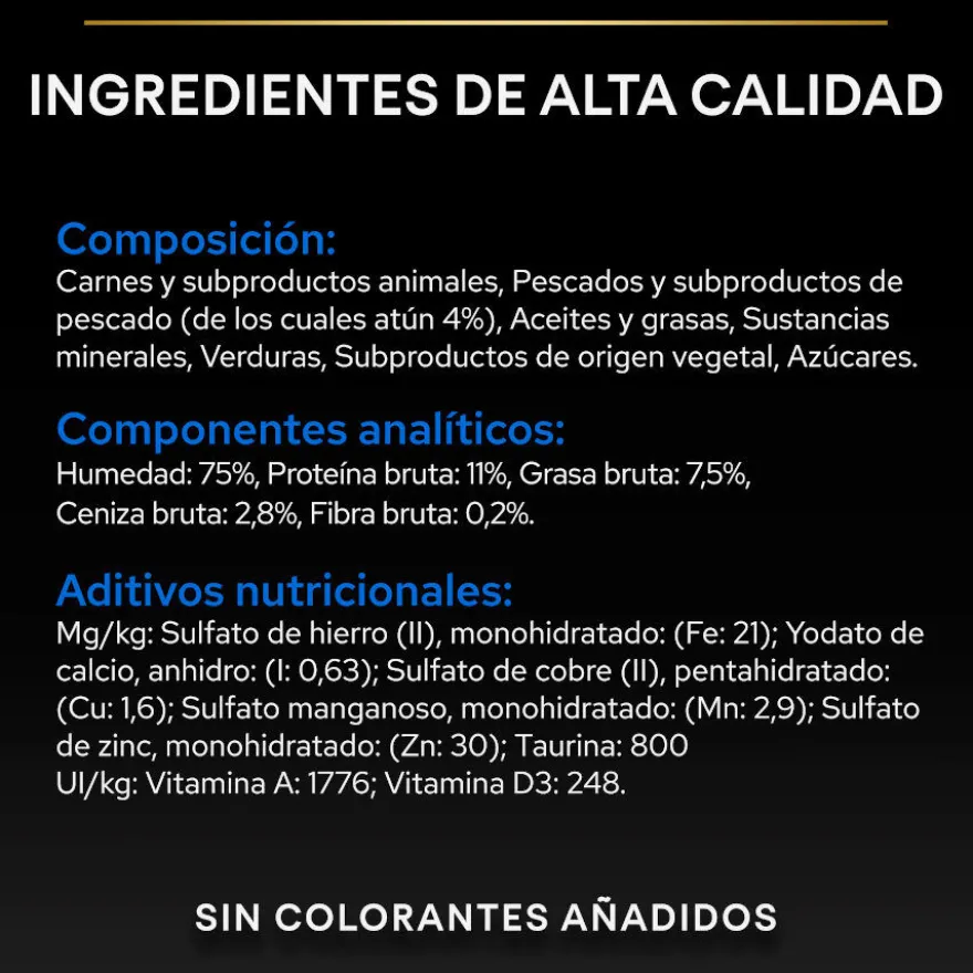 Pro Plan Senior 7+ LONGEVIS Mousse con atún para gatos