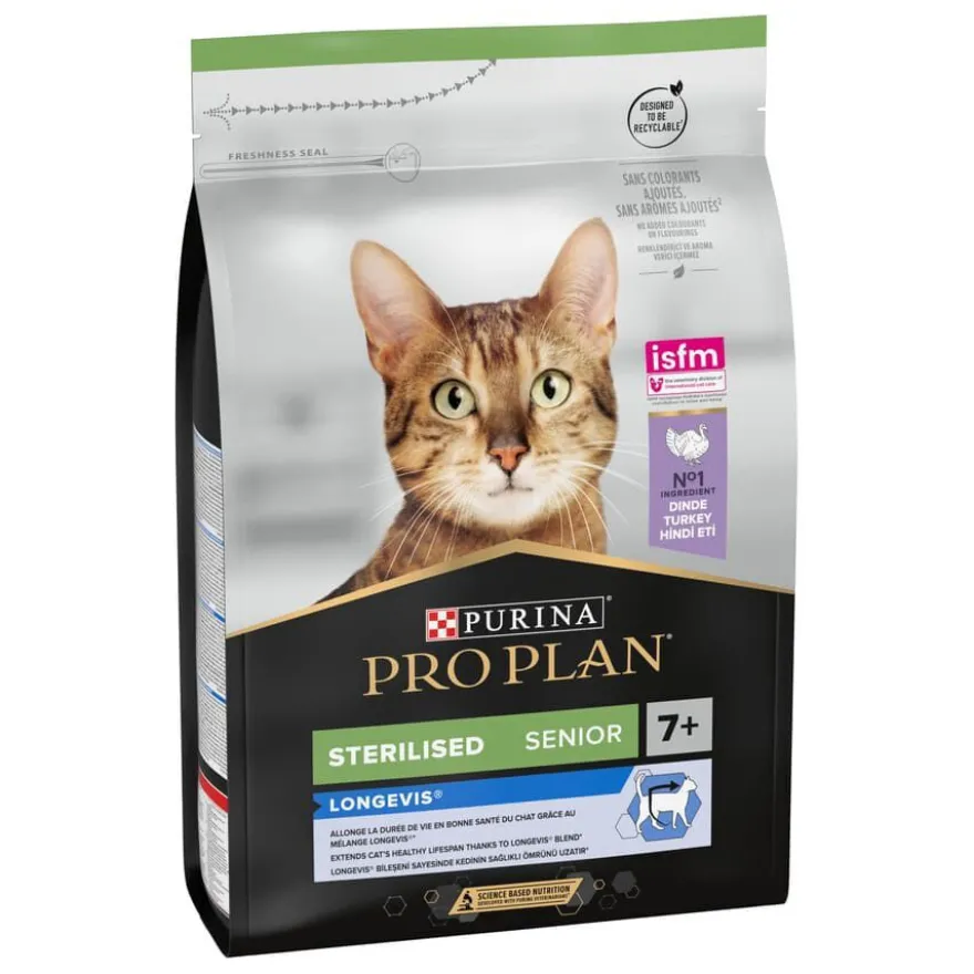 Pro Plan Senior Sterilized Pavo Pienso para gatos