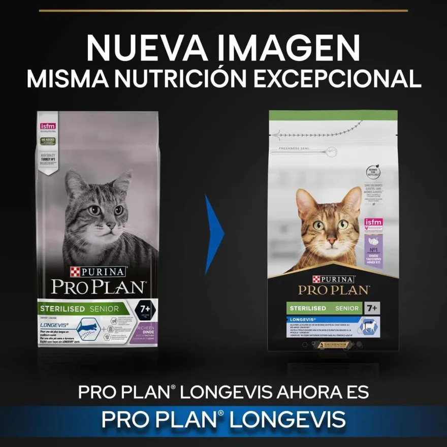 Pro Plan Senior Sterilized Pavo Pienso para gatos