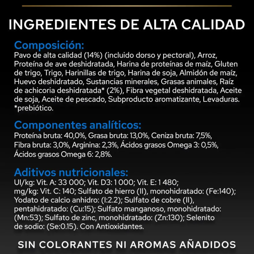 Pro Plan Senior Sterilized Pavo Pienso para gatos