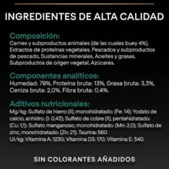 Pro Plan Sterilised Maintenance sobre con Buey en salsa para gatos