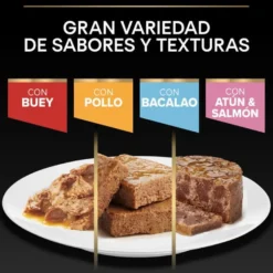 Pro Plan Sterilised Maintenance sobre con Buey en salsa para gatos