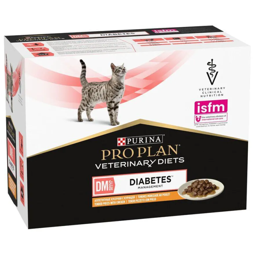 Pro Plan Veterinary Diets Diabetes DM sobres para gatos