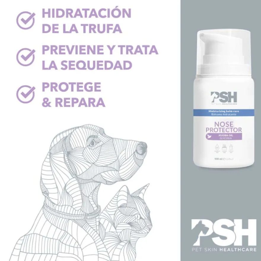 PSH Bálsamo Protector de Nariz para perros y gatos