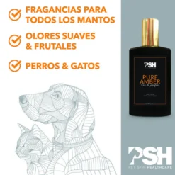 PSH Pure Amber Perfume para perros y gatos