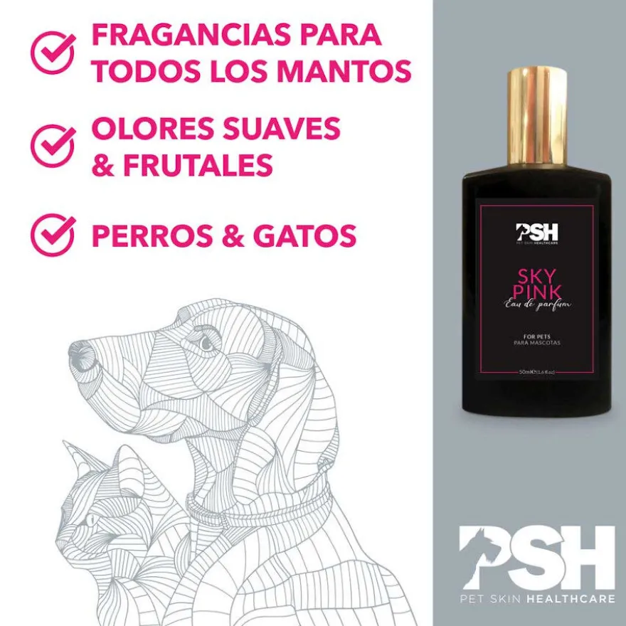 PSH Sky Pink Perfume para perros y gatos