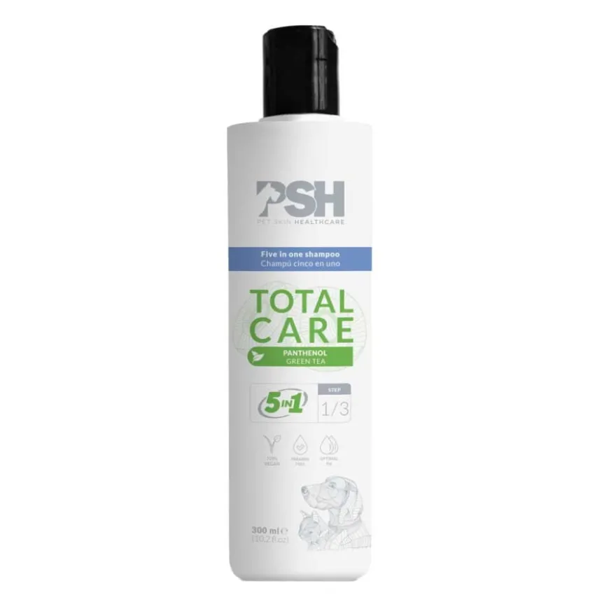PSH Total Care Champú 5 en 1 para perros y gatos