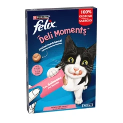 Purina Felix Deli Moments con Salmón Snack líquido para gatos
