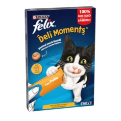 Purina Felix Deli Moments con Pollo Snack líquido para gatos