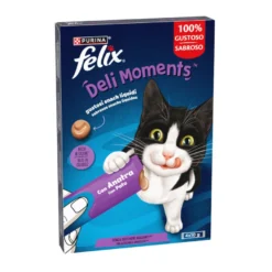 Purina Felix Deli Moments con Pato Snack líquido para gatos