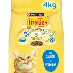 Purina Friskies Adult Pienso para gatos con salmón y verduras
