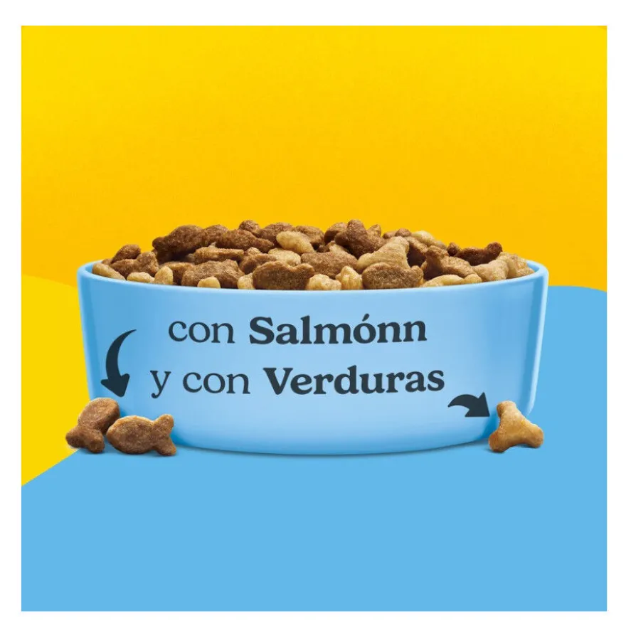 Purina Friskies Adult Pienso para gatos con salmón y verduras