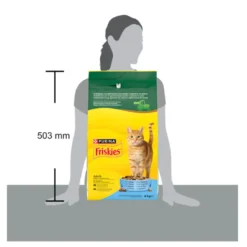 Purina Friskies Adult Pienso para gatos con salmón y verduras