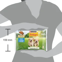 Purina Friskies Comida Humeda para perros jóvenes, con pollo y zanahoria