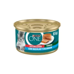 Purina ONE Esterilizado Bacalao y Calabacín lata para gatos