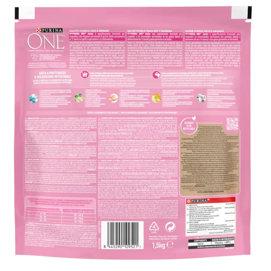 Purina One Junior Bifensis Pollo pienso para gatos