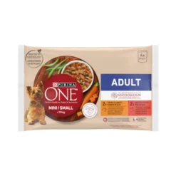 Purina One Mini Adult Pollo y Buey sobres para perros