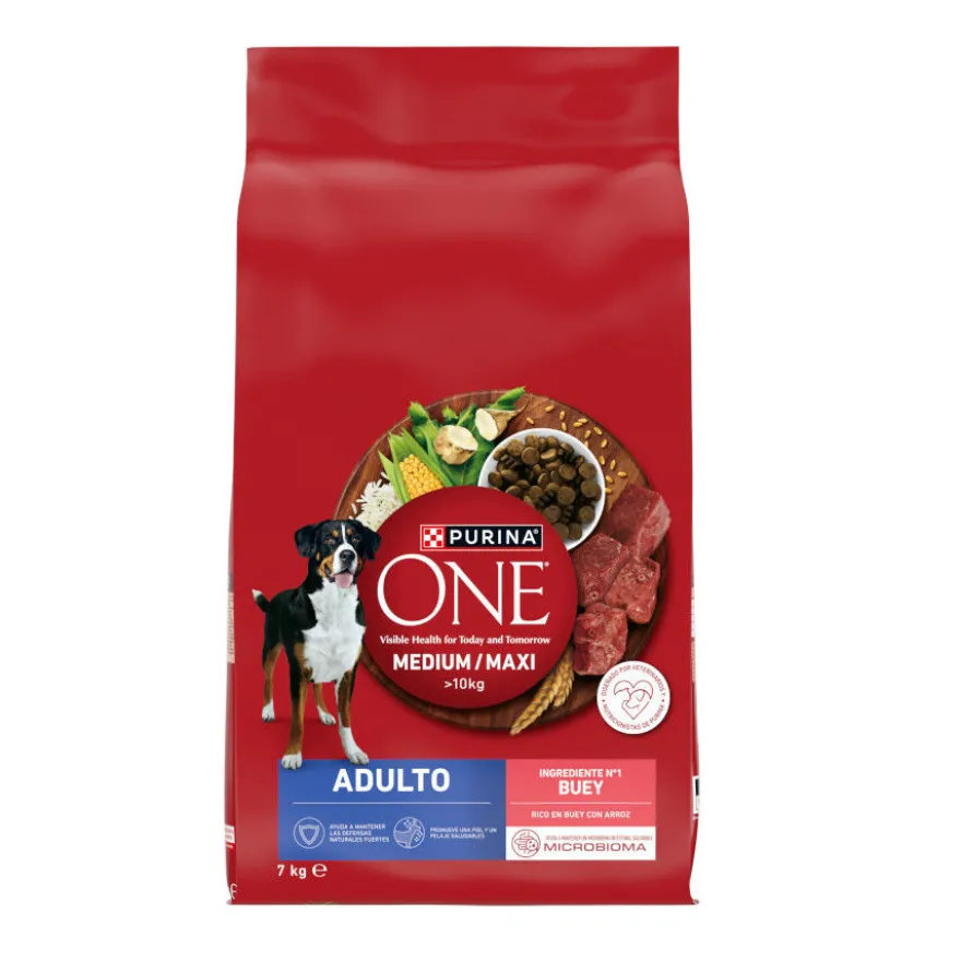 Purina One Pienso Buey para perros adultos