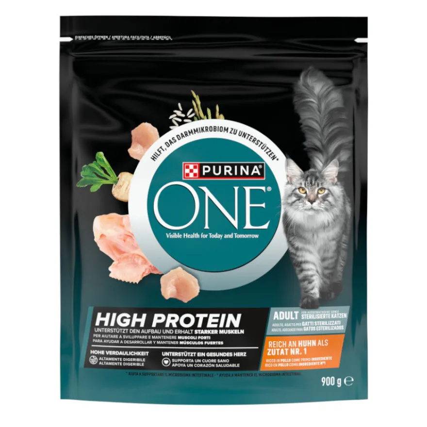 Purina ONE Pienso High Protein esterilizado Pollo para gatos