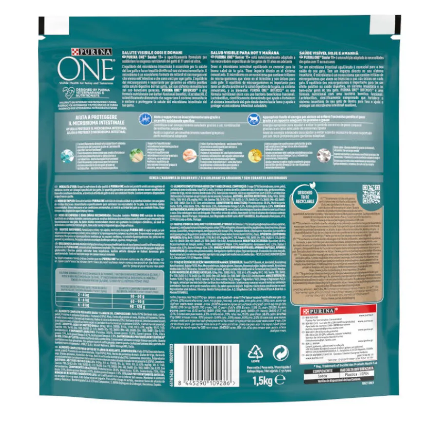 Purina ONE Senior 11+ Bifensis Pollo pienso para gatos