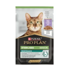 Purina Pro Plan Esterilizado Lata en Salsa Pavo para gatos senior