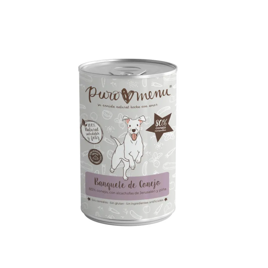 Puro Menu Bio Banquete de Conejo lata para perros