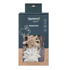 Quapas Nibble Caja Regalo Estrellas y Balones Juguete para roedores