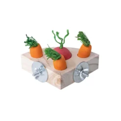 Quapas Rompecabezas Triangular Snacks Juguete para roedores