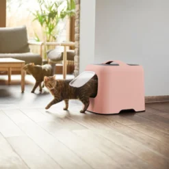 Rotho Biala Eco Arenero Rosa para gatos