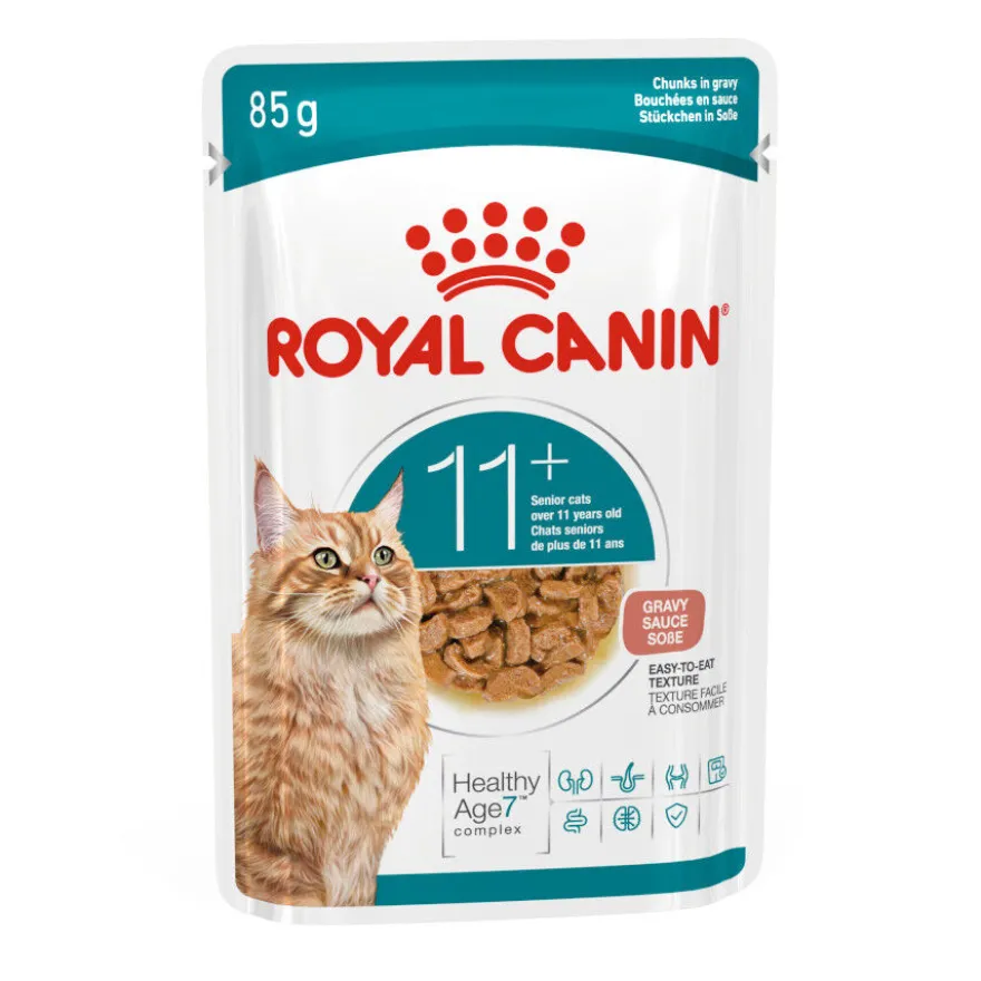 Royal Canin Ageing 11+ sobre en salsa para gatos senior