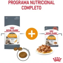 Royal Canin Hair and Skin sobre en salsa para gatos