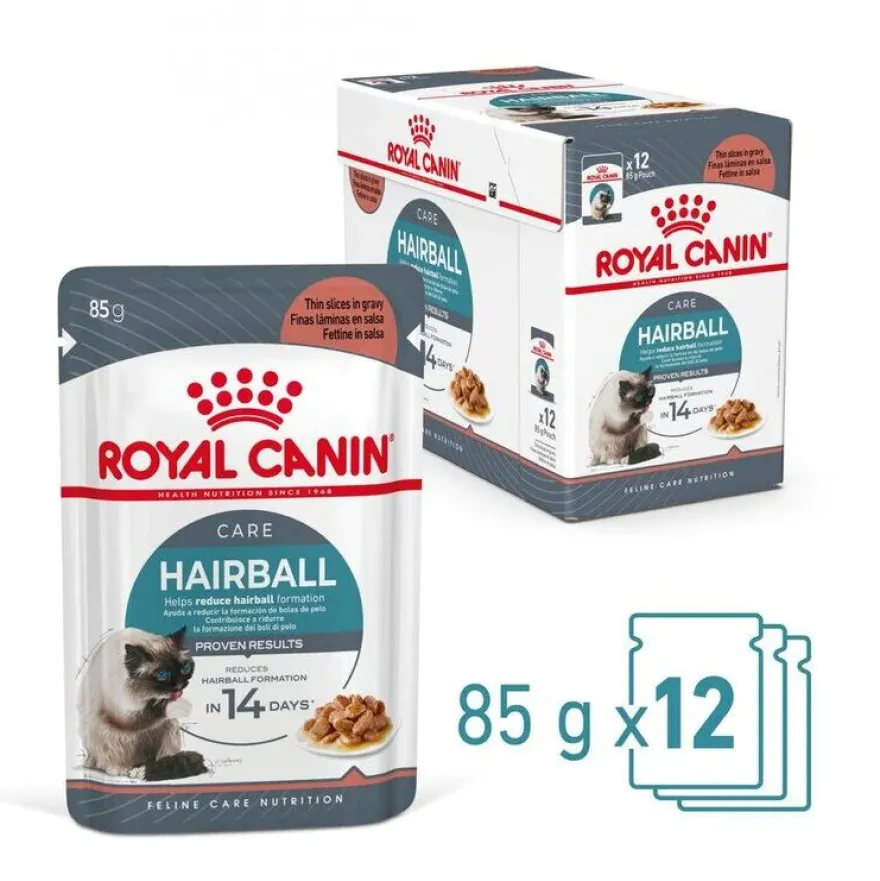 Royal Canin Hairball sobre en salsa para gatos