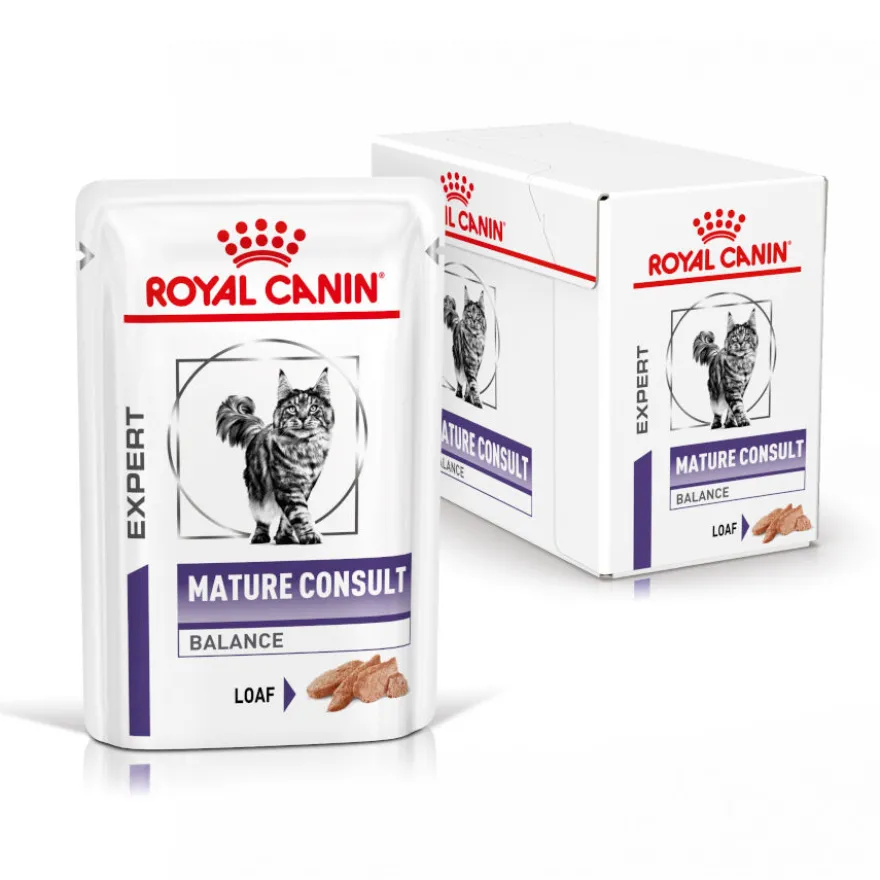 Royal Canin Mature Consult Balance Paté sobre para gatos