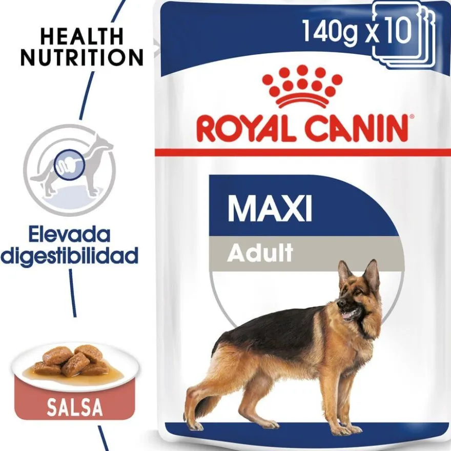 Royal Canin Maxi Adult Carne sobre en salsa para perros