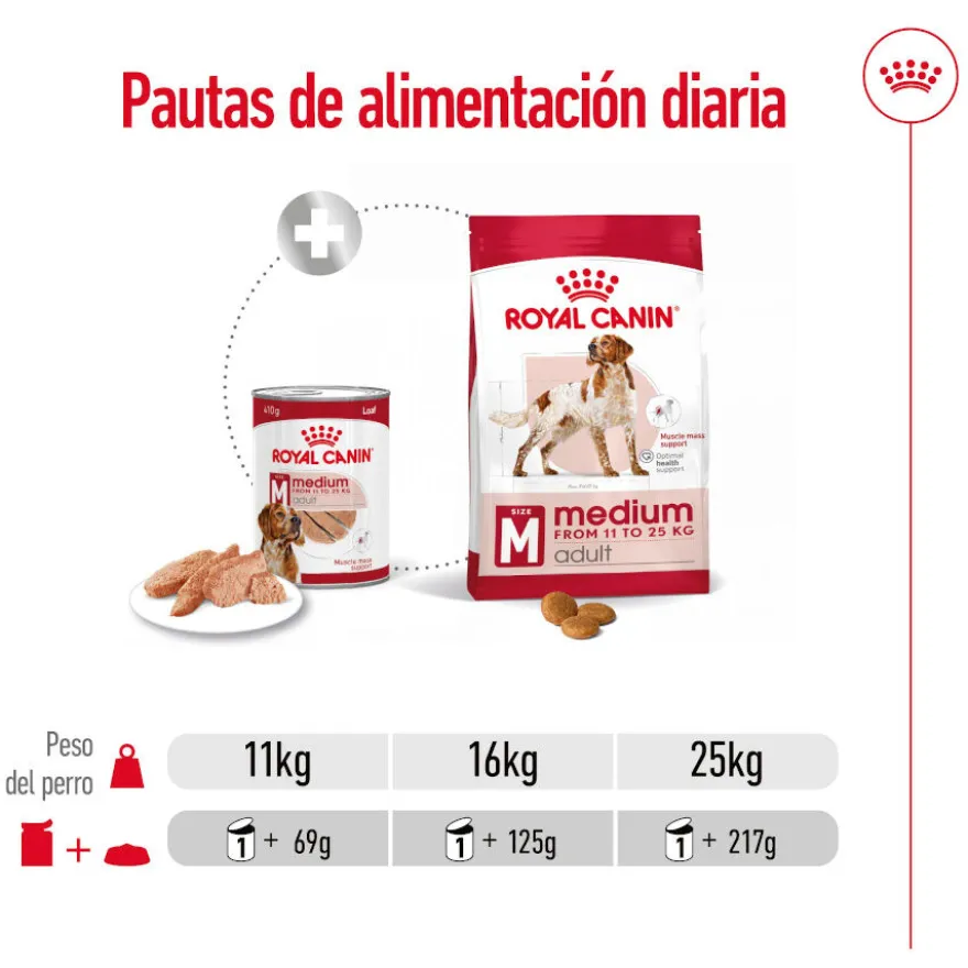 Royal Canin Medium Adult Paté lata para perros