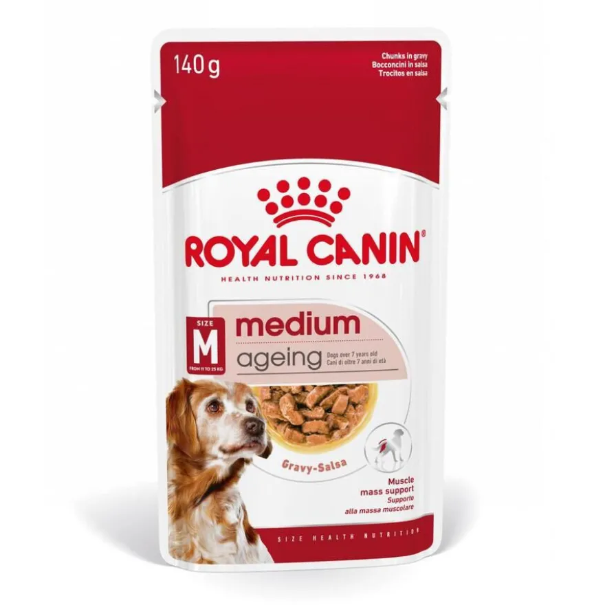 Royal Canin Medium Ageing sobre en salsa para perros senior
