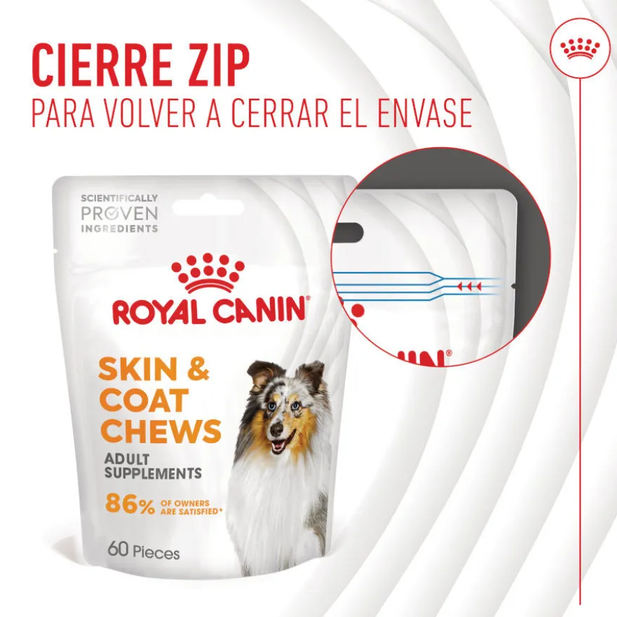 Royal Canin Skin & Coat Chews Adult Suplemento nutricional para perros
