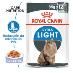 Royal Canin Ultra Light gelatina sobre para gatos
