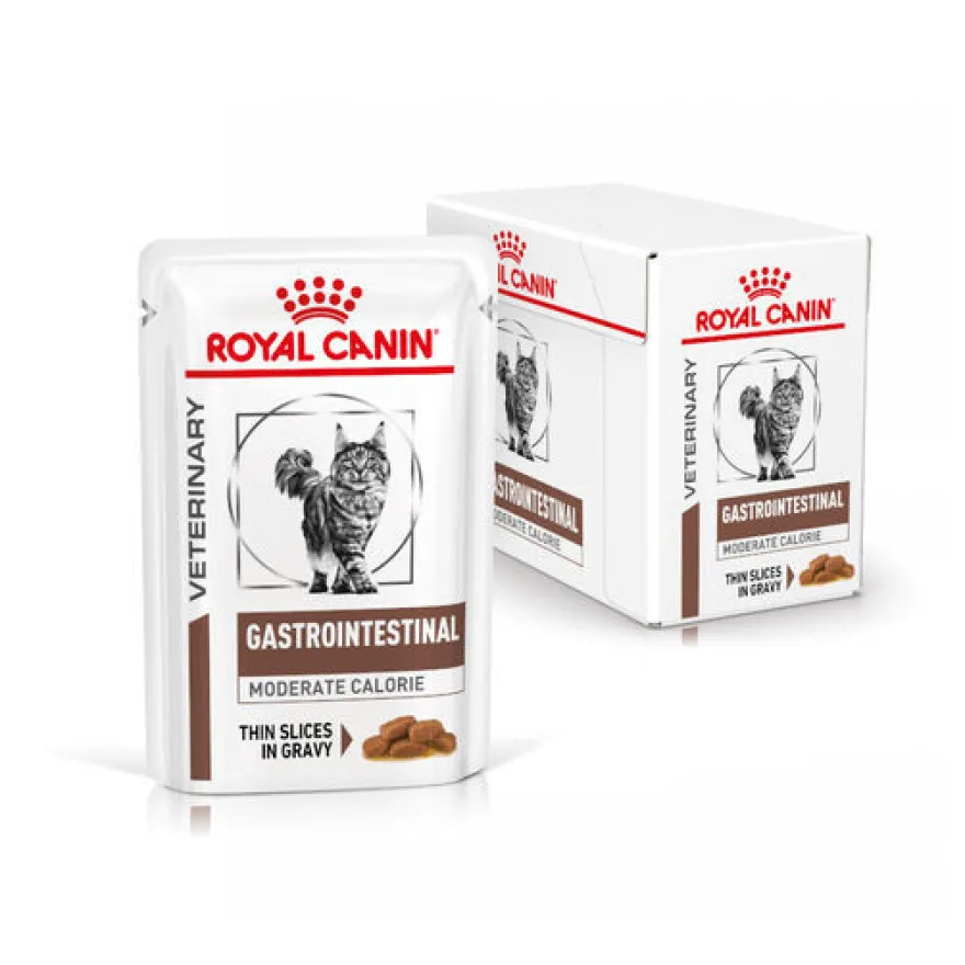 Royal Canin Veterinary Gastrointestinal Moderate Calorie sobre para gatos