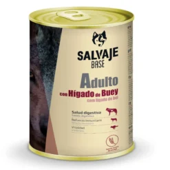 Salvaje Base Hígado de buey Lata para perros