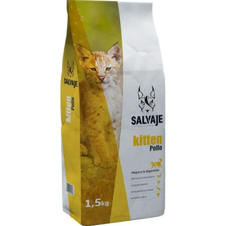 Salvaje Original Kitten Pollo pienso para gatos