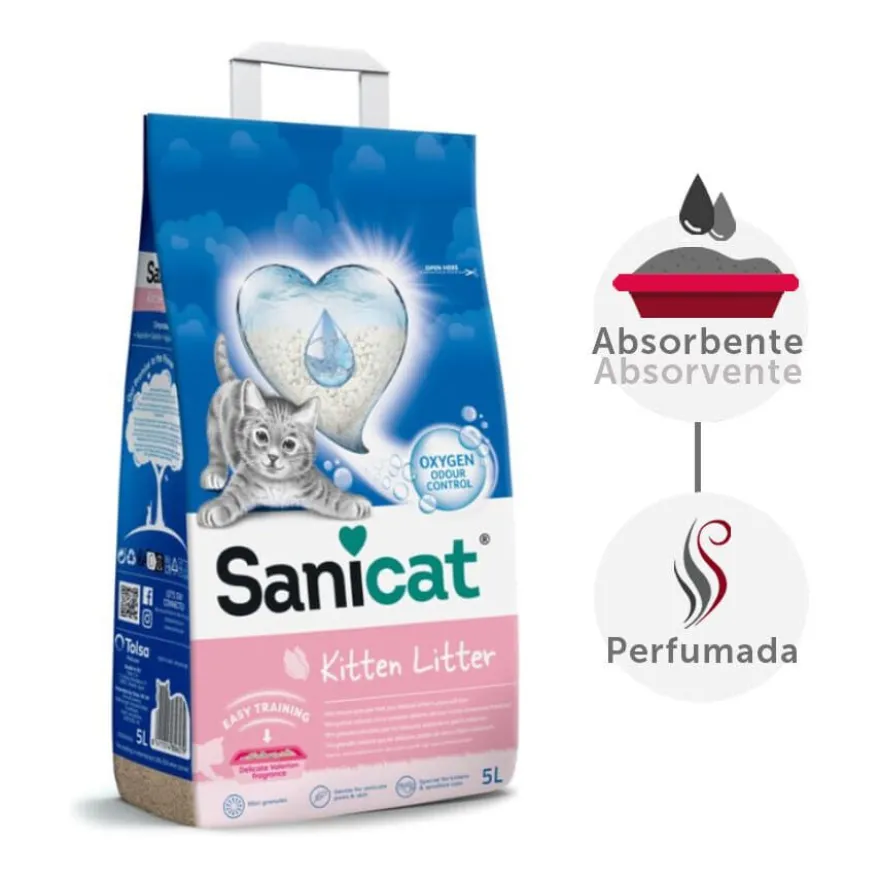 Sanicat Kitten Arena Superabsorbente para gatos