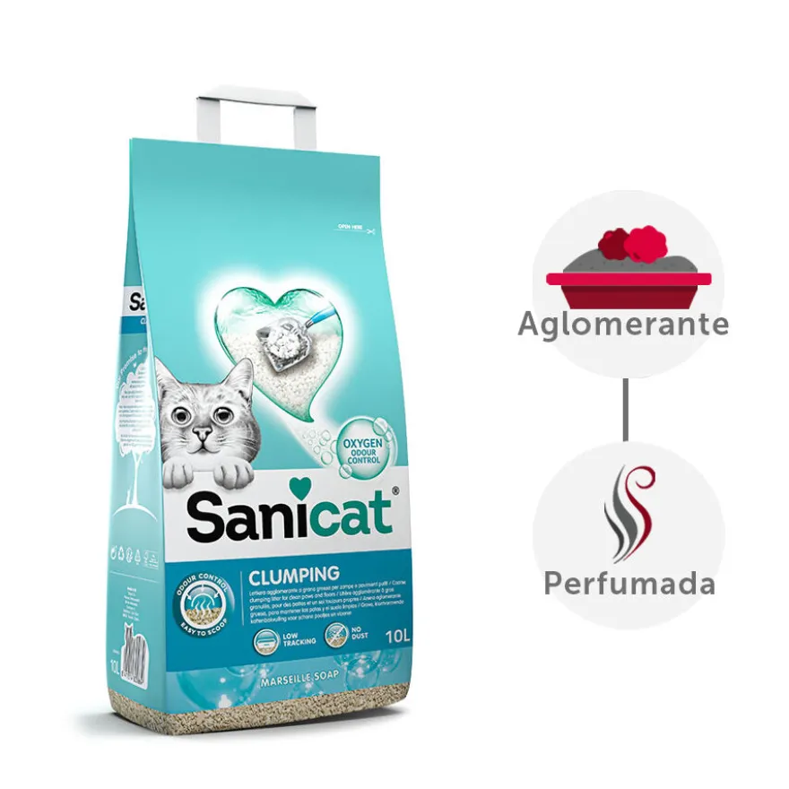 Sanicat Marsella Arena Aglomerante para gatos
