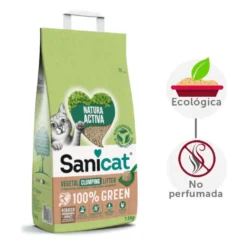 Sanicat Natura Activa 100% Green Arena Vegetal para gatos