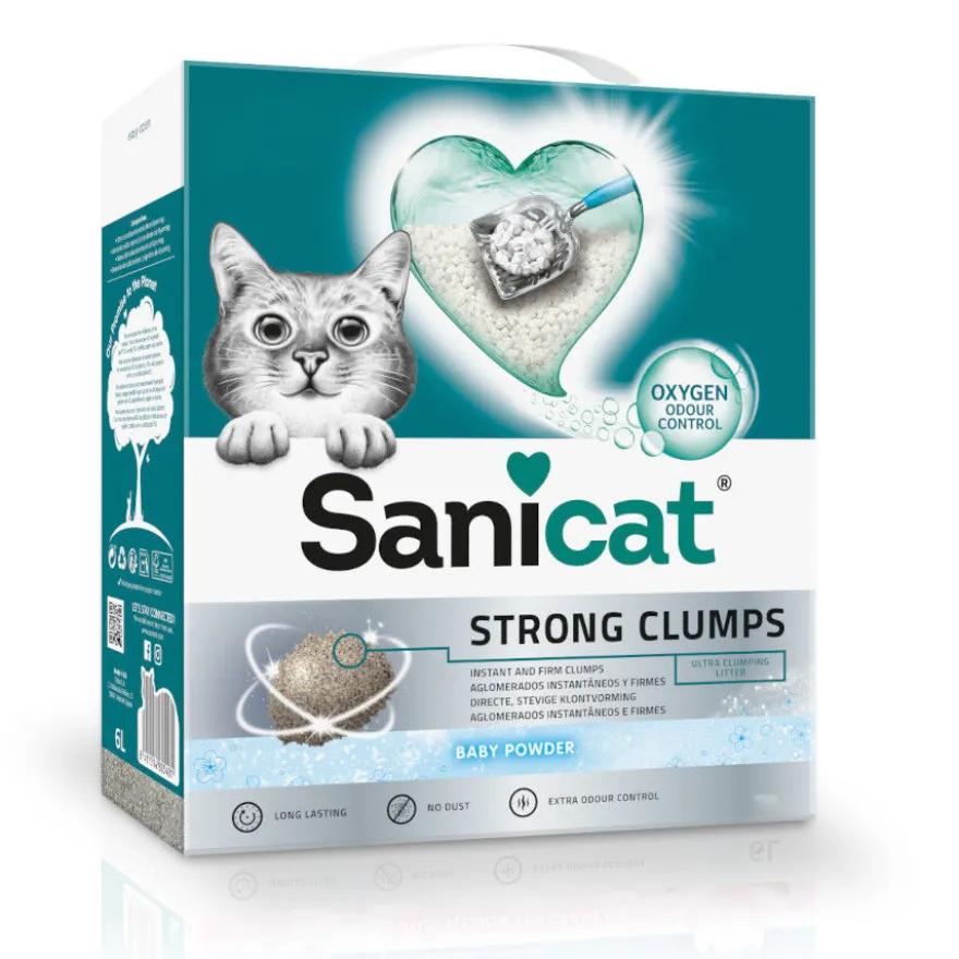Sanicat Strong Clumps Arena Aglomerante perfumada para gatos