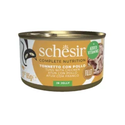 Schesir Adult Atún con pollo lata para gatos