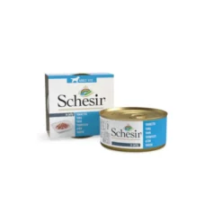 Schesir Adult atún en gelatina lata para perros